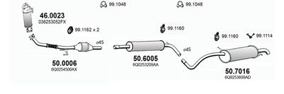 SISTEM DE ESAPAMENT ASSO ART2273