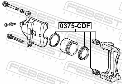 Repair Kit, brake caliper 0375-CDF