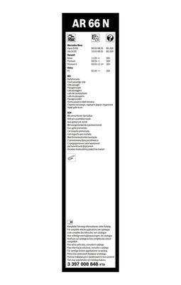 LAMELA STERGATOR BOSCH 3397008848 2