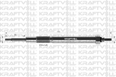 Свеча накаливания KRAFTVOLL GERMANY 05030064 для MAZDA BT-50