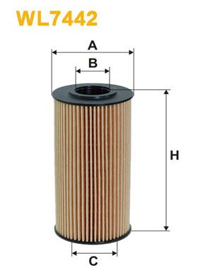 Oil Filter WIX FILTERS WL7442