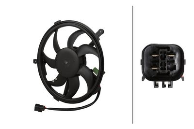 Wentylator, chłodzenie silnika HELLA 8EW366420-501