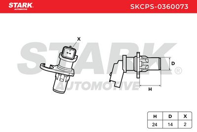 импулсен датчик, колянов вал STARK SKCPS-0360073