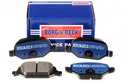 комплект спирачно феродо, дискови спирачки BORG & BECK BBP1775