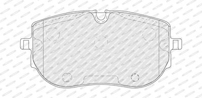 BREMSBELAGSATZ SCHEIBENBREMSE FERODO FDB5475 1
