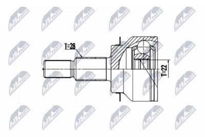 Jungčių komplektas, kardaninis velenas