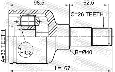 Joint Kit, drive shaft 2111-GEMTLH