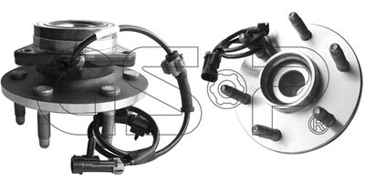 Комплект подшипника ступицы колеса GSP 9333027 для CADILLAC ESCALADE
