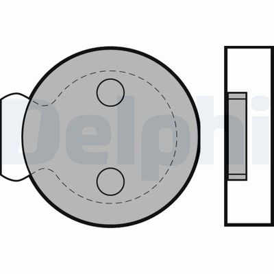 BREMSBELAGSATZ SCHEIBENFESTSTELLBREMSE
