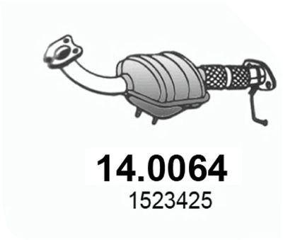 Катализатор ASSO 14.0064 для FORD C-MAX