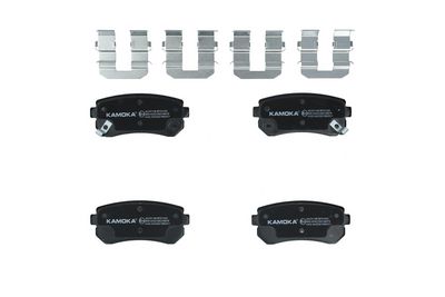 комплект спирачно феродо, дискови спирачки KAMOKA JQ101146
