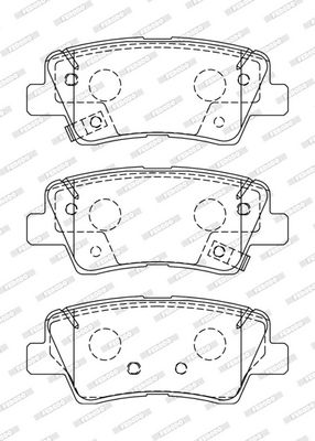 SET PLACUTE FRANA FRANA DISC FERODO FDB5041 1