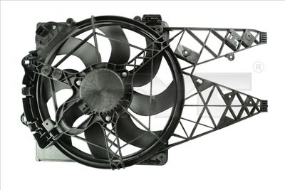 Radiatorventilator (met huisvesting)