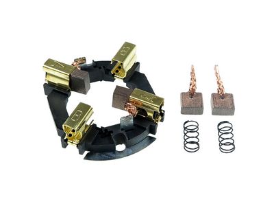 Halter, Kohlebürsten