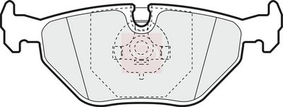 APEC Brake Pad Set, disc brake PAD590