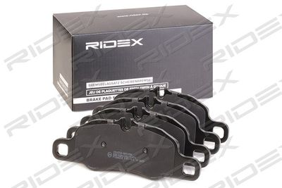 Комплект тормозных колодок, дисковый тормоз RIDEX 402B0918 для PORSCHE CAYMAN