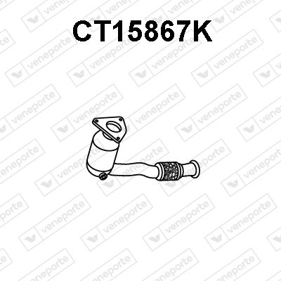 Катализатор VENEPORTE CT15867K для LANCIA PHEDRA