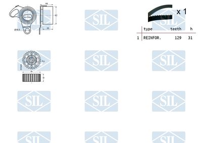 SET CUREA DE DISTRIBUTIE Saleri SIL TK1072 1