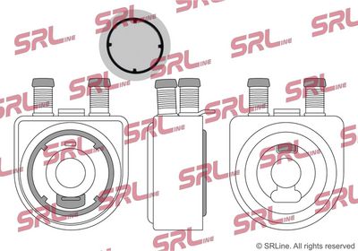Oil cooler, engine oil