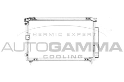 Конденсатор, кондиционер AUTOGAMMA 102808 для TOYOTA PICNIC