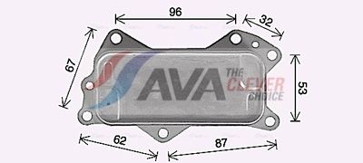 RADIATOR ULEI ULEI MOTOR AVA Clever Choice JE3079 1