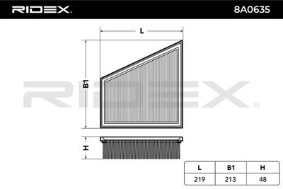 въздушен филтър RIDEX