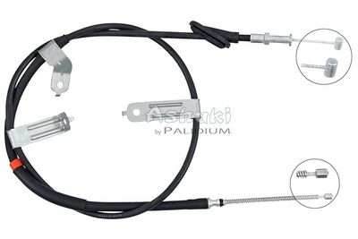 Тросик, cтояночный тормоз ASHUKI by Palidium ASH3-1024 для SUBARU FORESTER