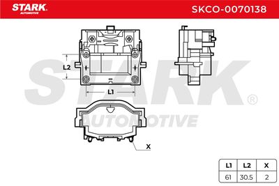 запалителна бобина STARK SKCO-0070138