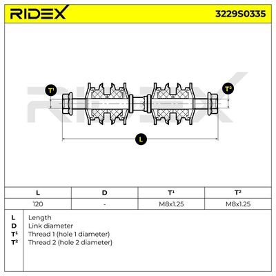 биалета RIDEX 3229S0335