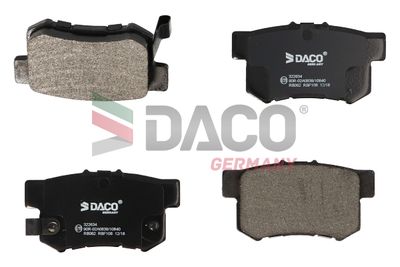 Комплект тормозных колодок, дисковый тормоз DACO Germany 322634 для ACURA RL