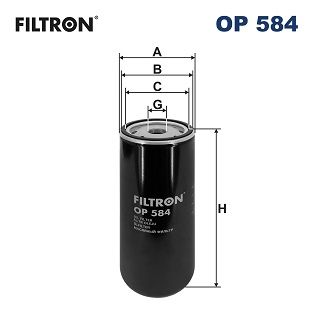 Oljefilter FILTRON OP 584