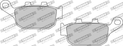 Комплект тормозных колодок, дисковый тормоз FERODO RACING FDB531P для HONDA XRV