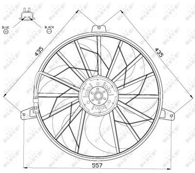 VENTILATOR RADIATOR NRF 47524 2