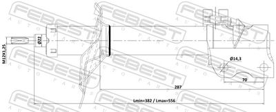 Shock Absorber 02110-006FL