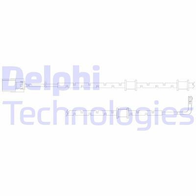 Сигнализатор, износ тормозных колодок DELPHI LZ0258 для JAGUAR S-TYPE