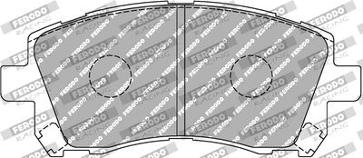 BREMSBELAGSATZ SCHEIBENBREMSE FERODO RACING FDS1327 1