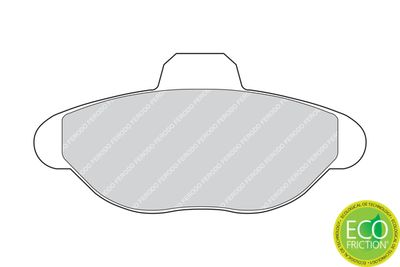 Brake Pad Set, disc brake FDB749