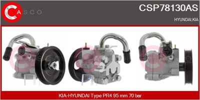 CASCO Hydraulikpumpe, Lenkung Brand New HQ (CSP78130AS)
