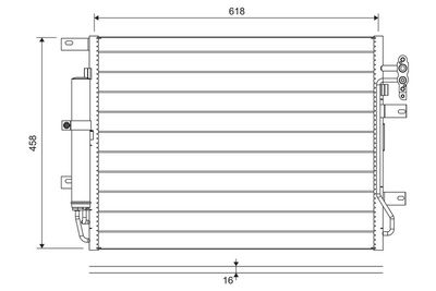 KONDENSATOR KLIMAANLAGE VALEO 822718