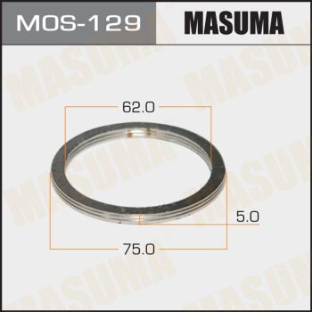 Уплотнительное кольцо, труба выхлопного газа MASUMA MOS-129 для LEXUS GX