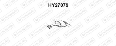 Глушитель выхлопных газов конечный VENEPORTE HY27079 для HYUNDAI MATRIX