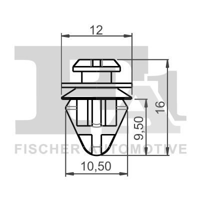 Clip, listwa ochronna FA1 22-40020.10