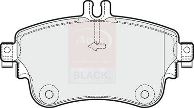 APEC Brake Pad Set, disc brake PAD1882B