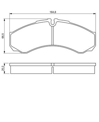 BREMSBELAGSATZ SCHEIBENBREMSE