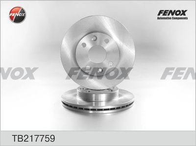 FENOX TB217759 Тормозные диски FENOX для KIA RIO