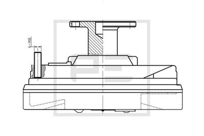 Koppling, kylarfläkt PE AUTOMOTIVE 030.189-00A