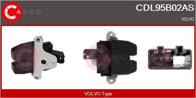 Zámek výklopných zadních dveří CASCO CDL95B02AS