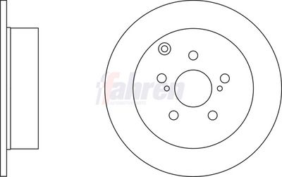Fahren Brake Disc FBD6178