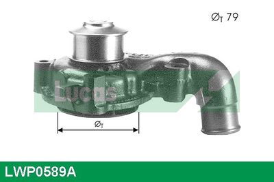 WASSERPUMPE MOTORKüHLUNG LUCAS LWP0589A