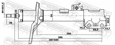 Shock Absorber 01664958FL